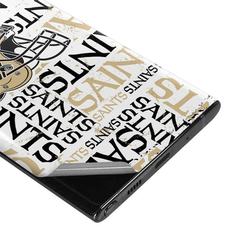 NFL New Orleans Saints - Blast Galaxy Note 10 Skin